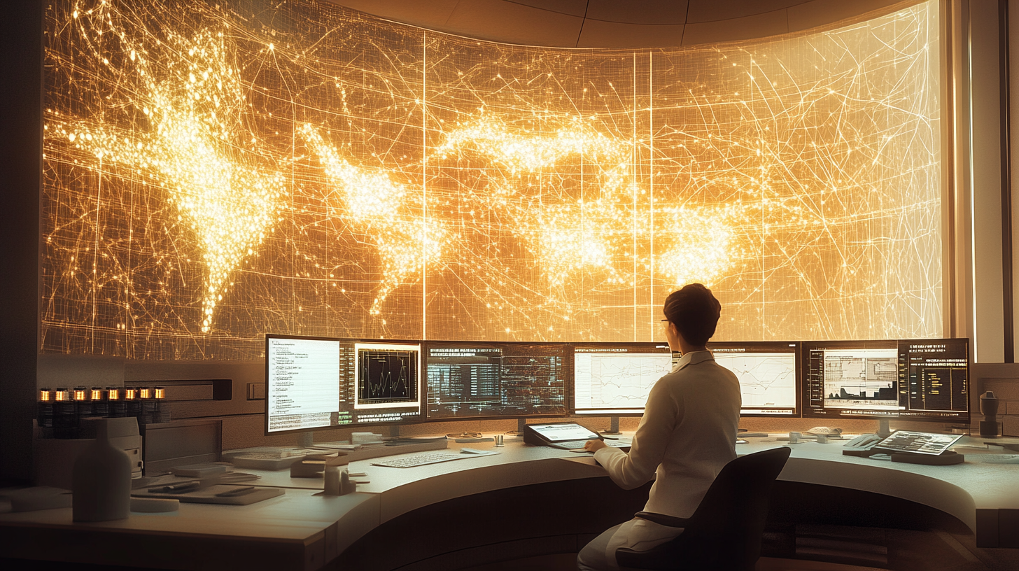 Réseau neuronal visualisant l'intelligence artificielle moderne