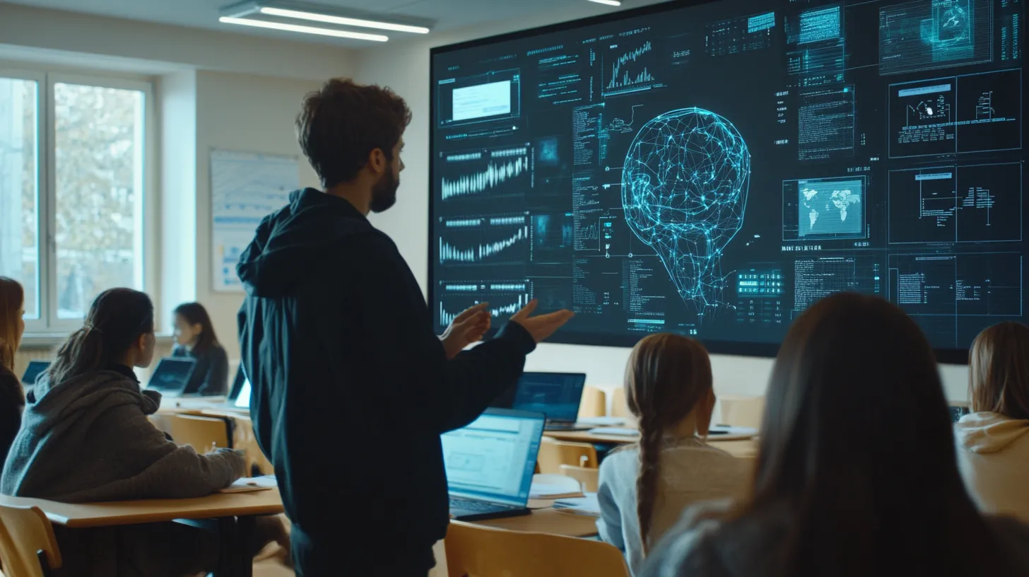 Enseignants utilisant IA pour efficacité 2025