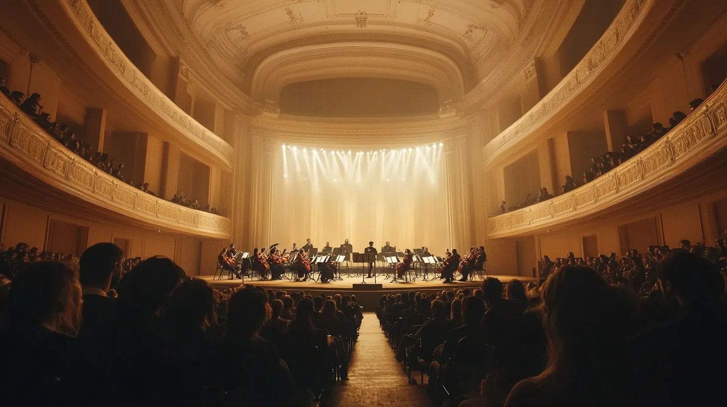 IA améliore ambiance salle de spectacle européenne
