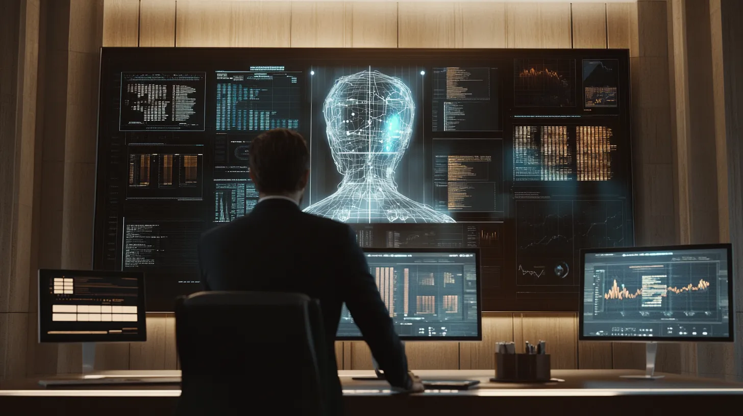 Intelligence Artificielle conseil juridique bureau moderne